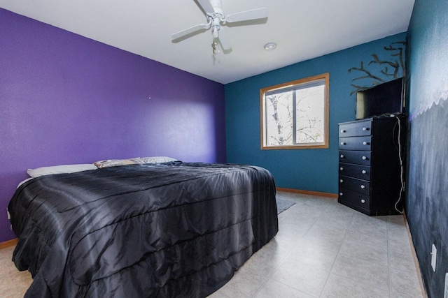 35445 County Highway 36, Vergas, MN 56587 - bedroom with ceiling fan and baseboards