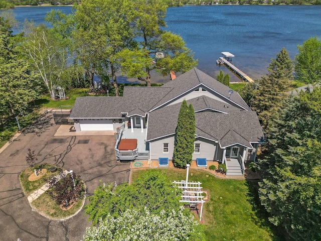 1823 313th Ave NE, Isanti Twp, MN 55008 - aerial view of property and surrounding area featuring a large body of water