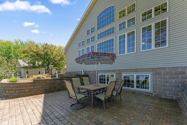 1823 313th Ave NE, Isanti Twp, MN 55008 - view of patio / terrace with outdoor dining space