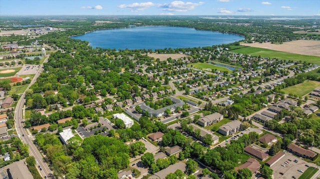 305 Arcadian Pl Unit 1, Buffalo, MN 55313 - aerial perspective of suburban area with a large body of water