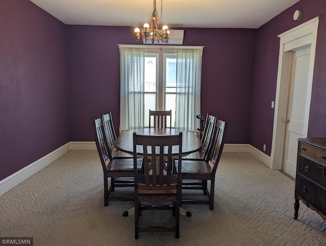 532 Main St S, Sauk Centre, MN 56378 - carpeted dining area featuring a chandelier and baseboards