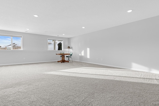 1501 Southpoint Dr, Hudson, WI 54016 - carpeted empty room with baseboards, recessed lighting, and healthy amount of natural light