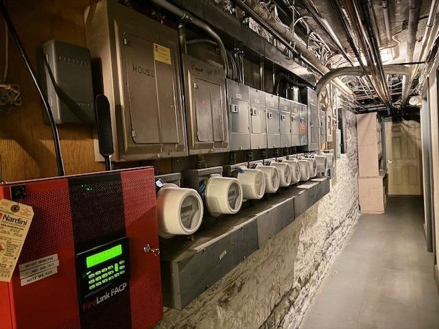 utility room featuring electric panel
