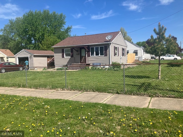 view of front of house featuring entry steps and a garage