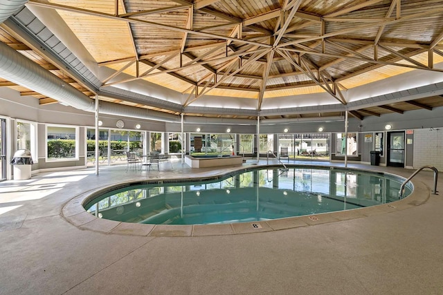 view of indoor pool