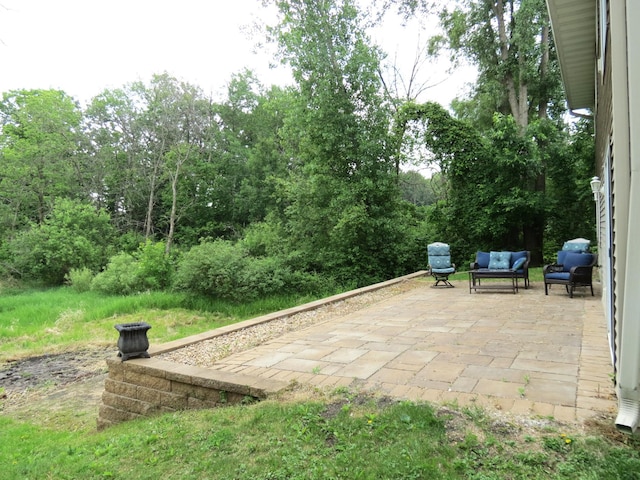 23141 Hilo Ave N, Forest Lake, MN 55025 - view of patio / terrace with an outdoor living space
