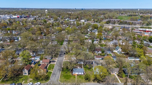 aerial view of property and surrounding area