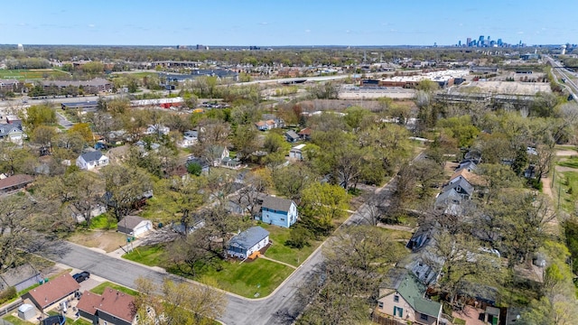 aerial overview of property's location