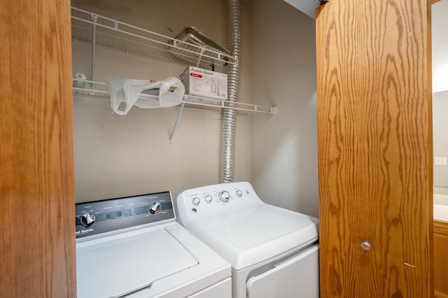 8497 Cortland Rd, Eden Prairie, MN 55344 - washroom with independent washer and dryer
