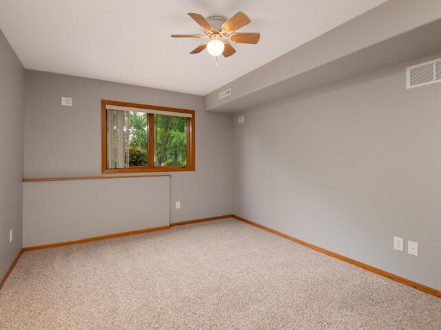 71156 Csah 18, Collinwood Twp, MN 55325 - carpeted empty room with baseboards and a ceiling fan