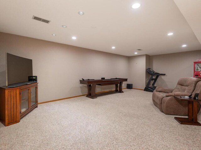 71156 Csah 18, Collinwood Twp, MN 55325 - playroom featuring carpet, recessed lighting, and baseboards