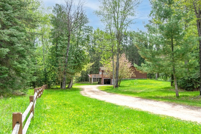 51850 Scenic Hwy Unit 7, Bigfork, MN 56628 - view of grassy yard featuring driveway