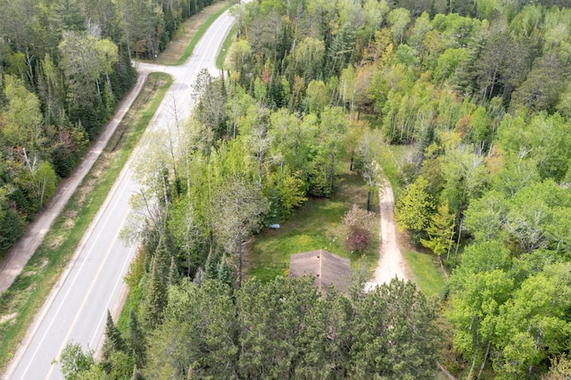 51850 Scenic Hwy Unit 7, Bigfork, MN 56628 - aerial view of property and surrounding area with a heavily wooded area