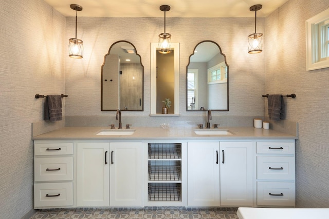 1112 Vincent Ave S, Minneapolis, MN 55405 - full bath featuring double vanity