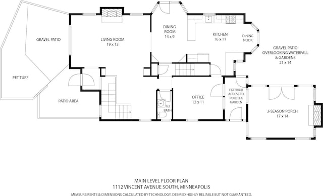 1112 Vincent Ave S, Minneapolis, MN 55405 - property floor plan