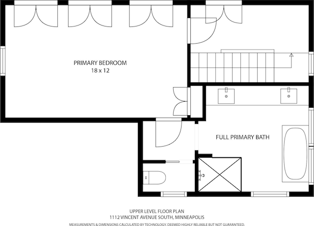 1112 Vincent Ave S, Minneapolis, MN 55405 - floor plan / room layout