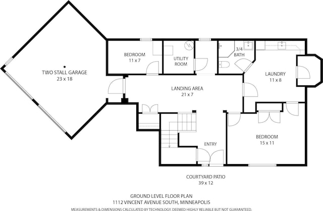 1112 Vincent Ave S, Minneapolis, MN 55405 - property floor plan