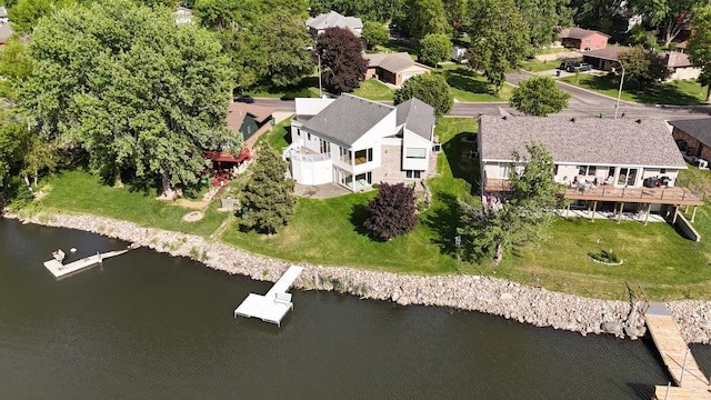 1976 Bay St, Worthington, MN 56187 - view of subject property featuring a nearby body of water