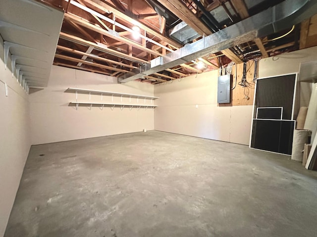 1976 Bay St, Worthington, MN 56187 - unfinished basement with electric panel