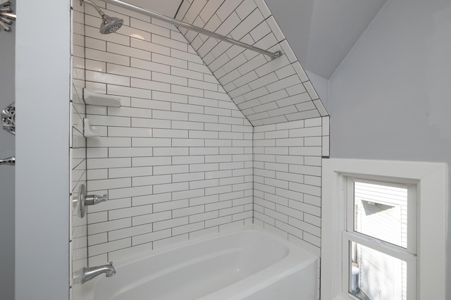 full bathroom featuring shower / tub combination