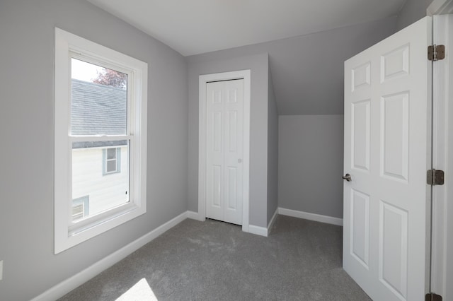 bonus room featuring carpet floors and baseboards