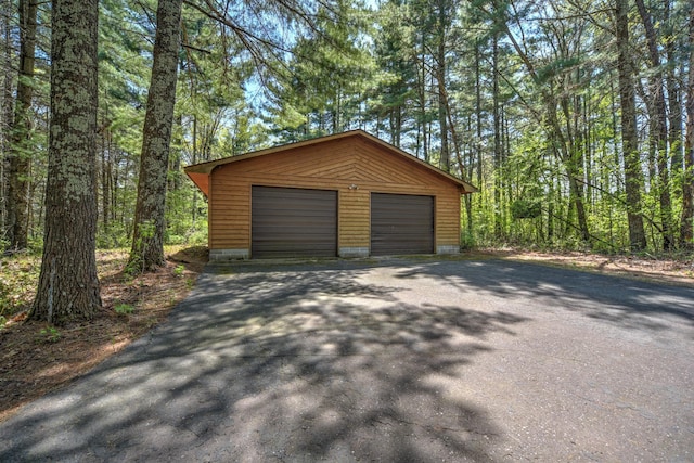 27166 Hersant Rd, Meenon Twp, WI 54893 - view of detached garage