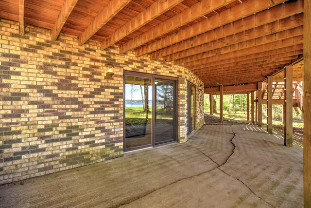 27166 Hersant Rd, Meenon Twp, WI 54893 - view of patio / terrace