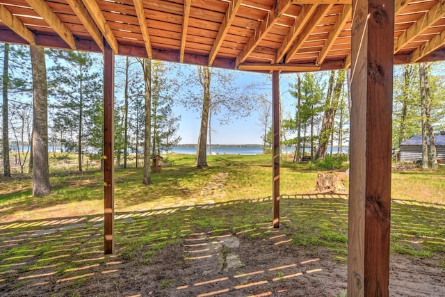27166 Hersant Rd, Meenon Twp, WI 54893 - view of yard featuring a water view
