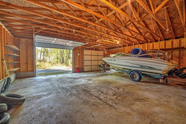 27166 Hersant Rd, Meenon Twp, WI 54893 - view of garage