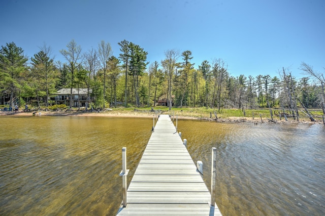 27166 Hersant Rd, Meenon Twp, WI 54893 - dock with a water view