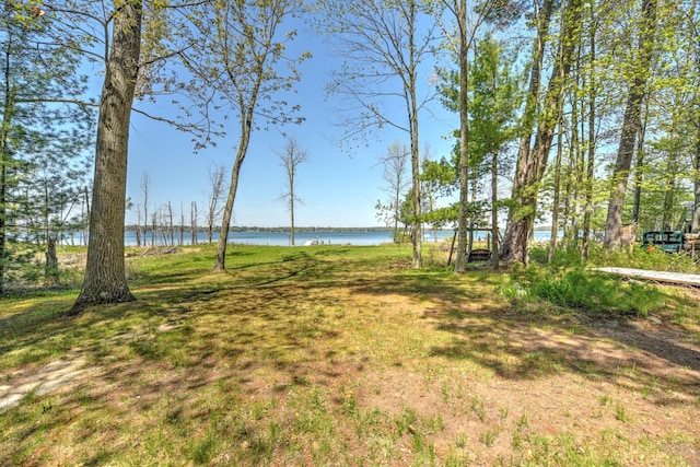 27166 Hersant Rd, Meenon Twp, WI 54893 - view of yard featuring a water view