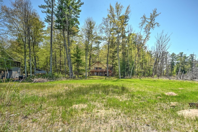 27166 Hersant Rd, Meenon Twp, WI 54893 - view of yard with a view of trees