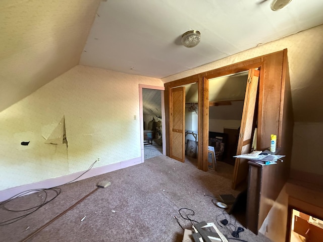 408 Jefferson St, Minneota, MN 56264 - bonus room with lofted ceiling and carpet flooring