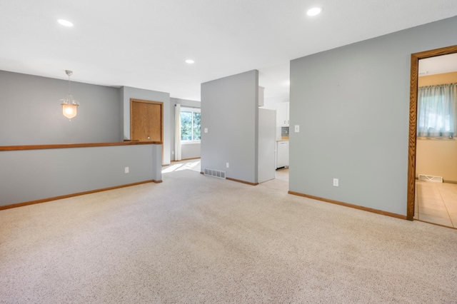 805 3rd Ave N, Sartell, MN 56377 - empty room featuring light colored carpet, baseboards, and recessed lighting