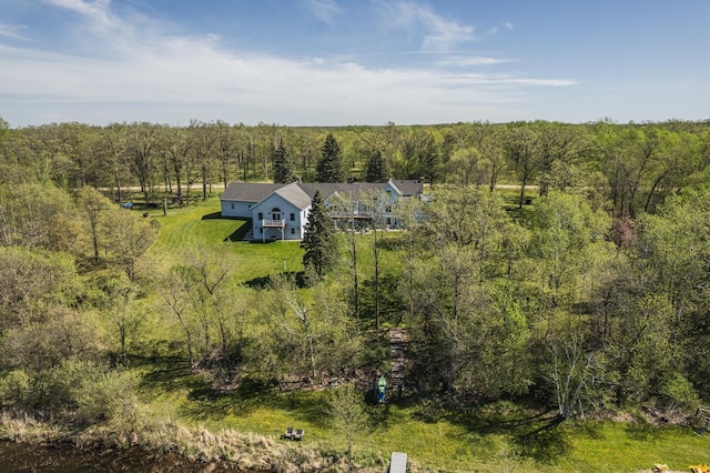 28571 Buffalo Lake Rd, Richwood Twp, MN 56521 - aerial view of property and surrounding area with a heavily wooded area