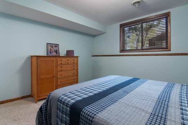 10415 Sorenson Dr, Hayward, WI 54843 - bedroom featuring light carpet and baseboards