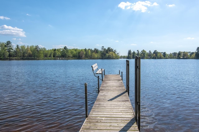 10415 Sorenson Dr, Hayward, WI 54843 - dock area with a water view