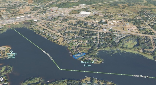 10415 Sorenson Dr, Hayward, WI 54843 - aerial map of property and surrounding area