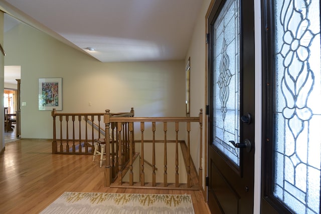 514 10th St N, Sartell, MN 56377 - entrance foyer featuring wood finished floors