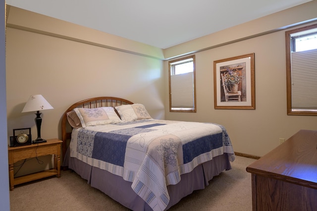 514 10th St N, Sartell, MN 56377 - bedroom with light colored carpet, multiple windows, and baseboards