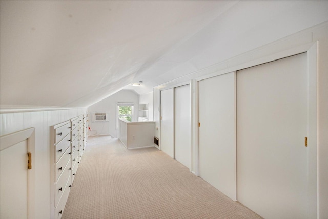 4505 47th Ave S, Minneapolis, MN 55406 - hall featuring vaulted ceiling and carpet floors
