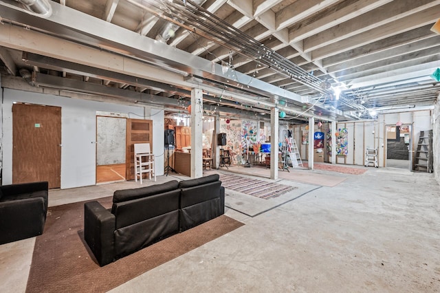 3608 Park Ave Unit 102, Minneapolis, MN 55407 - view of unfinished basement