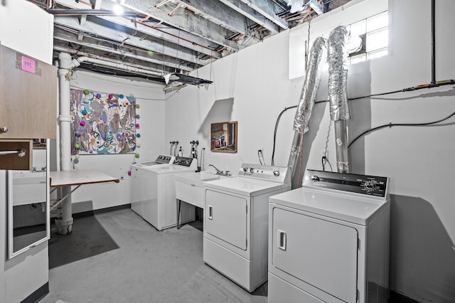 3608 Park Ave Unit 102, Minneapolis, MN 55407 - washroom featuring separate washer and dryer