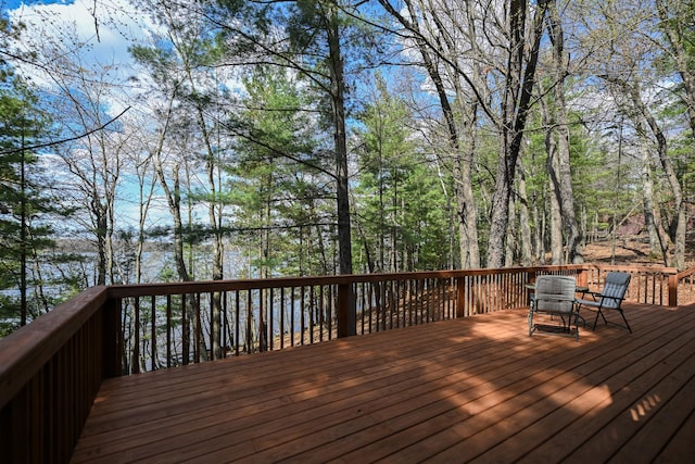 1192 Blackburn Rd, Scott Twp, WI 54801 - deck featuring outdoor dining area