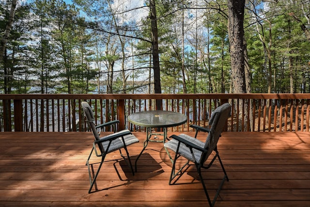 1192 Blackburn Rd, Scott Twp, WI 54801 - view of deck