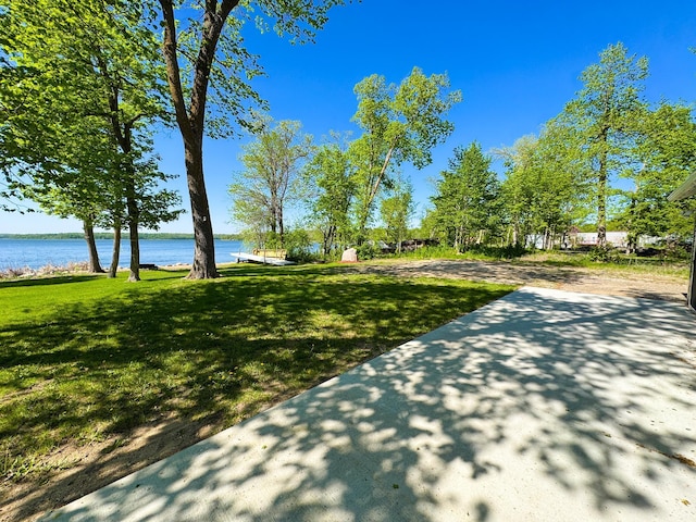 41443 County Highway 1, Ottertail, MN 56571 - surrounding community with a water view and a lawn