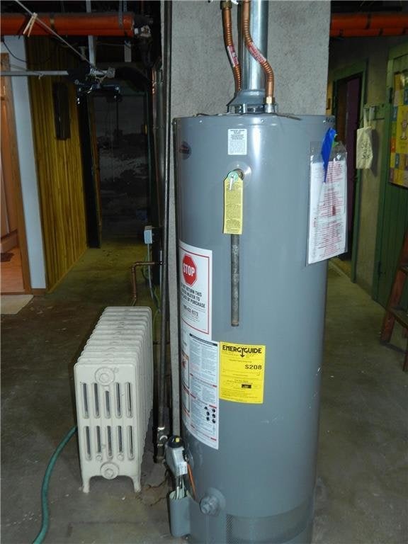 utilities featuring water heater