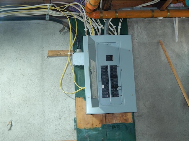 utility room with electric panel