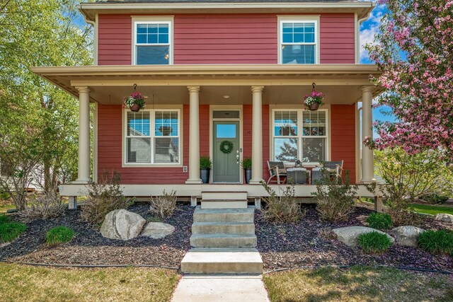 1013 Planters Path, Bayport, MN 55003 - view of front of home with a porch