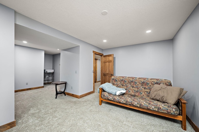 1013 Planters Path, Bayport, MN 55003 - carpeted living area with baseboards and recessed lighting